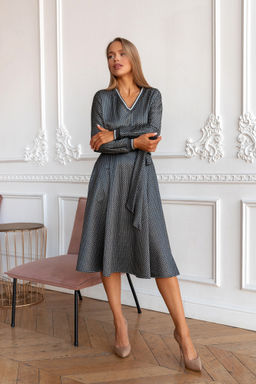 Платье Open Style 5583 серый