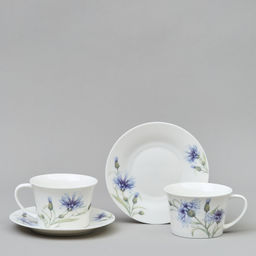 ЧАЙНЫЙ НАБОР LEFARD ВАСИЛЬКИ 4 ПР. НА 2 ПЕР. 250 МЛ  фото 3