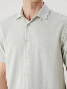 Regular Fit K?sa Kollu Arm?rl? Erkek G?mlek