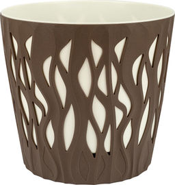 Горшок для цветов InGreen Winds D 340мм/20 л с дренажной вставкой 18,7л антрацит IG652110003