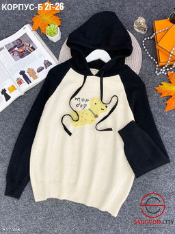 Кофта женская с капюшоном - Bruno фото 4