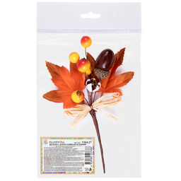 Blumentag VDJ-27 Веточка декоративная осенняя 6 х 1 шт. 22 см 01  фото 3