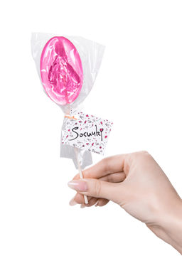 Леденец Sosuчki Вагинка Irish Cream, розовая, 50гр.