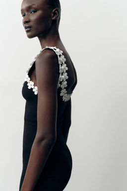 FLORAL HARDWARE STRETCH DRESS - Zara фото 4