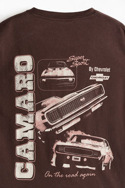 Camiseta oversize con motivo estampado - H&m фото 6
