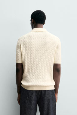 POLO PUNTO REGULAR FIT ESTRUCTURA / Crudo - Zara фото 3