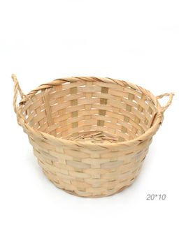 Корзина плетеная 20x10 с ручками / GN295-5 /уп 300/ - ГалеонТрейд фото 2