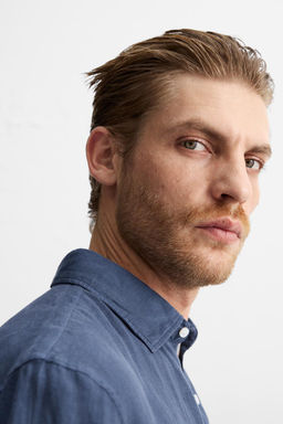 100% LINEN SHIRT - Zara фото 22