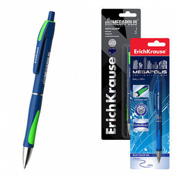 Цена за 12 шт. Ручка шариковая автоматическая ErichKrause MEGAPOLIS® Matic&Grip 0.7, Super Glide Tech, цвет чернил черный (в коробке по 12 шт.)  фото 13