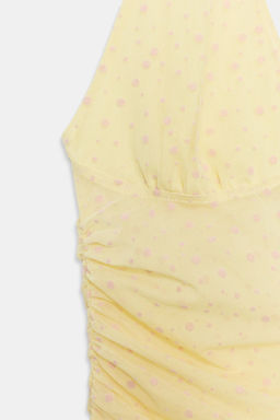 TOP HALTER PLUMETI / Amarillo claro - Zara фото 6