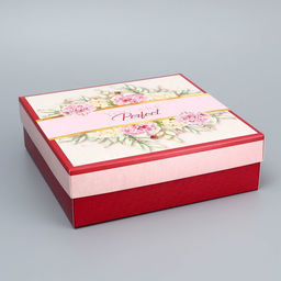 Цена за 5 шт. Коробка подарочная складная Ты прекрасна, 20?20?6 см