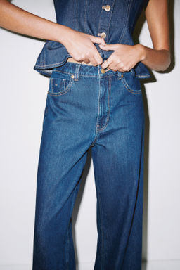 Wide Ultra High Jeans - H&m фото 7