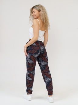 905 Брюки "Темно-синий/коралл"