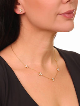 Набор серьги и колье