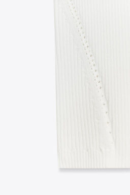FITTED KNIT TOP - Zara фото 6