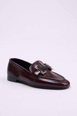 Bordo Toka Detayl? Kad?n Loafer TAKSS26LA00009