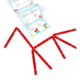 Конструктор Повтори по образцу, цветные палочки - Лесная мастерская фото 5