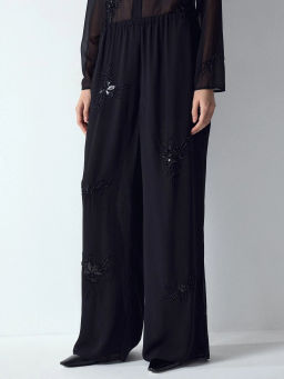 ЕМКА / Брюки с узором из бисера - Emka фото 4