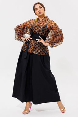 Костюм Anastasia 1162.1 кофе/черный