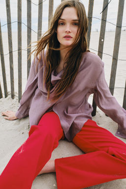 CAMISA PA?UELO ZW COLLECTION / Lila