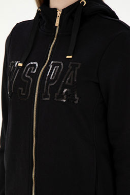 Kad_n Siyah Basic Sweatshirt Sepette S_rpriz _ndirim - U.s. polo assn фото 6