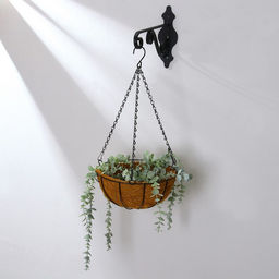 Кашпо подвесное «Полусфера», d=30 см, с кокосовым вкладышем