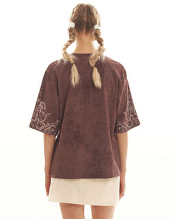 Футболка варёнка с шёлковой вставкой FRK002 - Sahar art lab фото 13