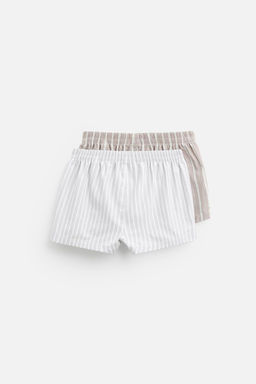 PACK OF 2 CONTRAST POPLIN BOXERS - Zara фото 2