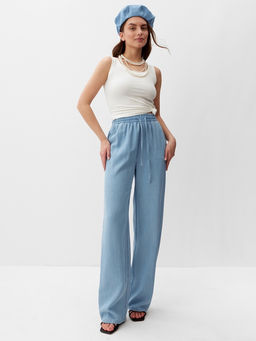Брюки женские MIST Denim, размер 46 (L), голубые