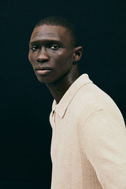 Polo con media cremallera Slim Fit - H&m фото 4