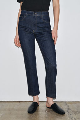 ZW COLLECTION MID-WAIST BOOTCUT JEANS - Zara фото 4