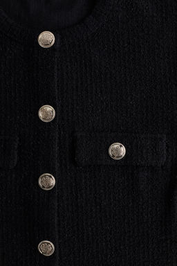 Cardigan de manga corta en boucle - H&m фото 5