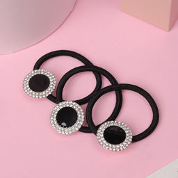 Цена за 6 шт. Резинка для волос "Авиталь" геометрия, 4 см