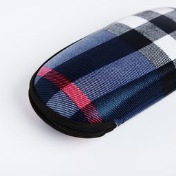 Футляр для очков на молнии, 17 х 7.5 х 4.2 см, цвет синий - Simaland фото 3