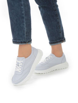 05-SD2-3D GRAY/PURPLE Кроссовки женские (натуральная кожа)