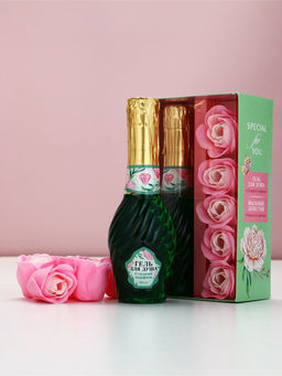 Подарочный набор «Самой нежной», гель для душа мондоро и мыльные цветы, Чистое Счастье