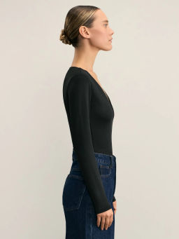 Базовое боди с треугольным вырезом ZR2501013 / Zarina  фото 8