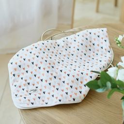 Полотенце детское Сердечки 50*90см,100% хл, муслин 105 гр/м2, махра 300гр/м2 - Крошка я фото 8