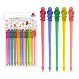 Набор шпажек для канапе "Булава" 20шт. (дл.90мм) арт. МГ76-69 (76.69)