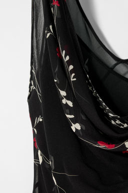 SILK PRINTED DRESS KATE MOSS X ZARA фото 8