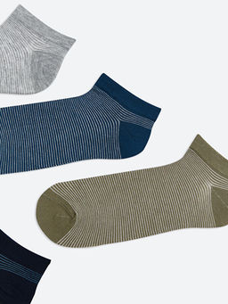 ?izgili Erkek Patik ?orap 5li