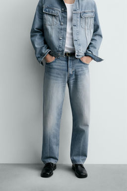 RELAXED FIT LIMITED EDITION JEANS - Zara фото 13