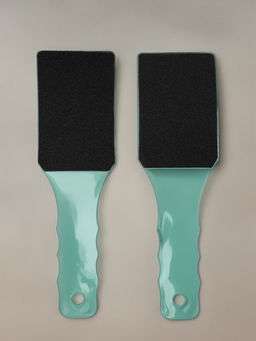 Цена за 2 шт. Пилка для пяток, эргономичная, наждачная, двусторонняя, 23 см, МИКС