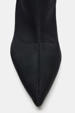 HEELED ANKLE BOOTS WITH BUCKLE - Zara фото 15