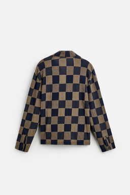 CHECK KNIT SHIRT - Zara фото 7