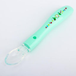 Цена за 10 шт. Ложка детская из силикона «ТРЕНД. Лама»