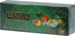 Zenzur. Фруктово-цветочное ассорти (зеленый) карт.пачка, 25 пак.