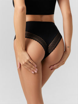 Трусы женские слипы мультипак (3 шт.) в белом и черном цвете белый 412538-3 - Mark formelle фото 5