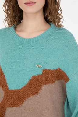 Женский мятный свитер - U.s. polo assn фото 7