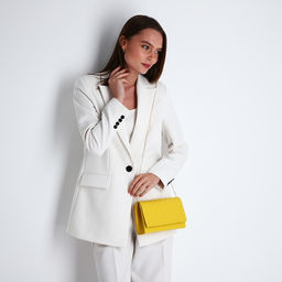 Сумка-клатч на магните, цвет жёлтый - Simaland фото 6